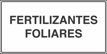Señalética y Letreros Fertilizantes Foliares (BP-0060)