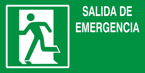 Señalética y Letreros Salida de Emergencia (SI-006)