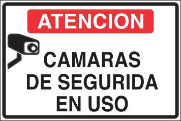Atención Camaras de Seguridad en Uso (UV-005)