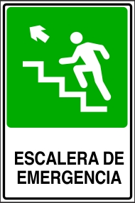 Señalética y Letreros Escalera De Emergencia (EDI-0042)