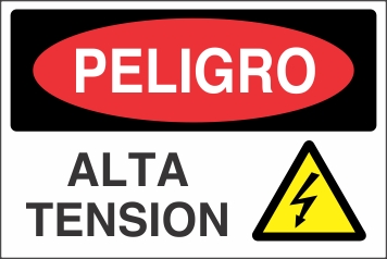 Señalética y Letreros Peligro Alta Tensión (ST-006)