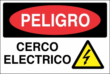 Señalética y Letreros Peligro Cerco Eléctrico (ST-009)