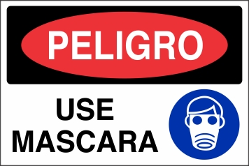 Peligro Use Mascara (ST-0015)