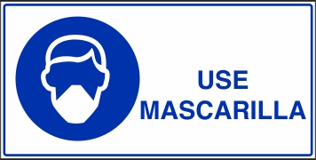 Señalética y Letreros Use Mascarilla (BP-009)