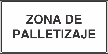 Señalética y Letreros Zona de Palletizaje (BP-0048)
